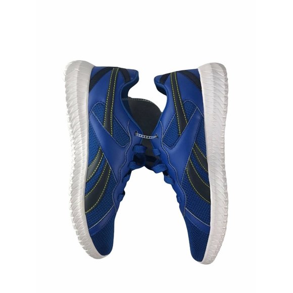 Adidas Blue Yellow White FV0370 shoes Size 7 Mens New No Box - Picture 11 of 11